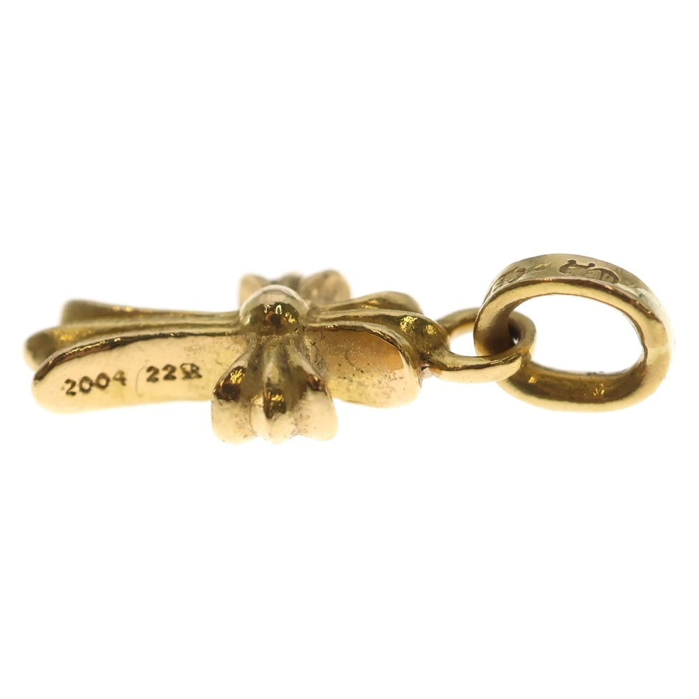 CHROME HEARTS(クロムハーツ) 22K CRS BBYFAT P/DIA ベイビーファットクロス PAVEダイヤ ペンダントトップ ゴールド BCA035