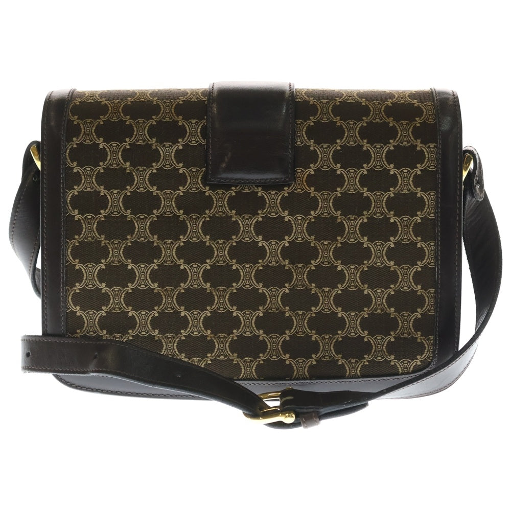 CELINE(セリーヌ) マカダム トリオンフ ショルダーバッグ ブラウン レディース