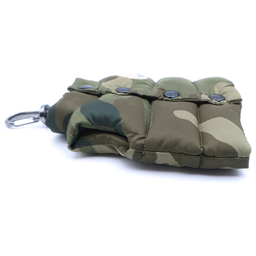 MONCLER(モンクレール) カモフラージュ柄 ダウンベスト型 キーリング キーチェーン グリーン K209A600002 M7727