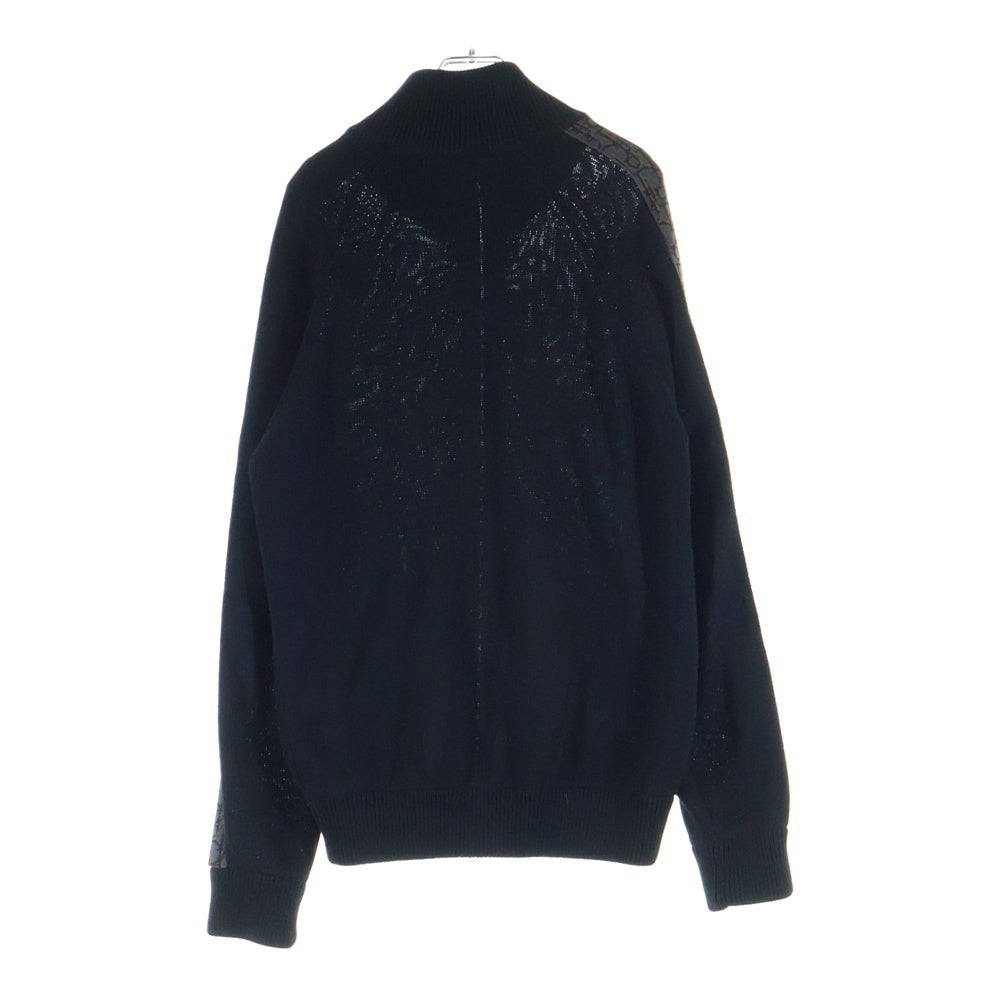 DIOR(ディオール) トロッター ドライバーズ ジップアップ ニット ジャケット ブラック 113M223AT187