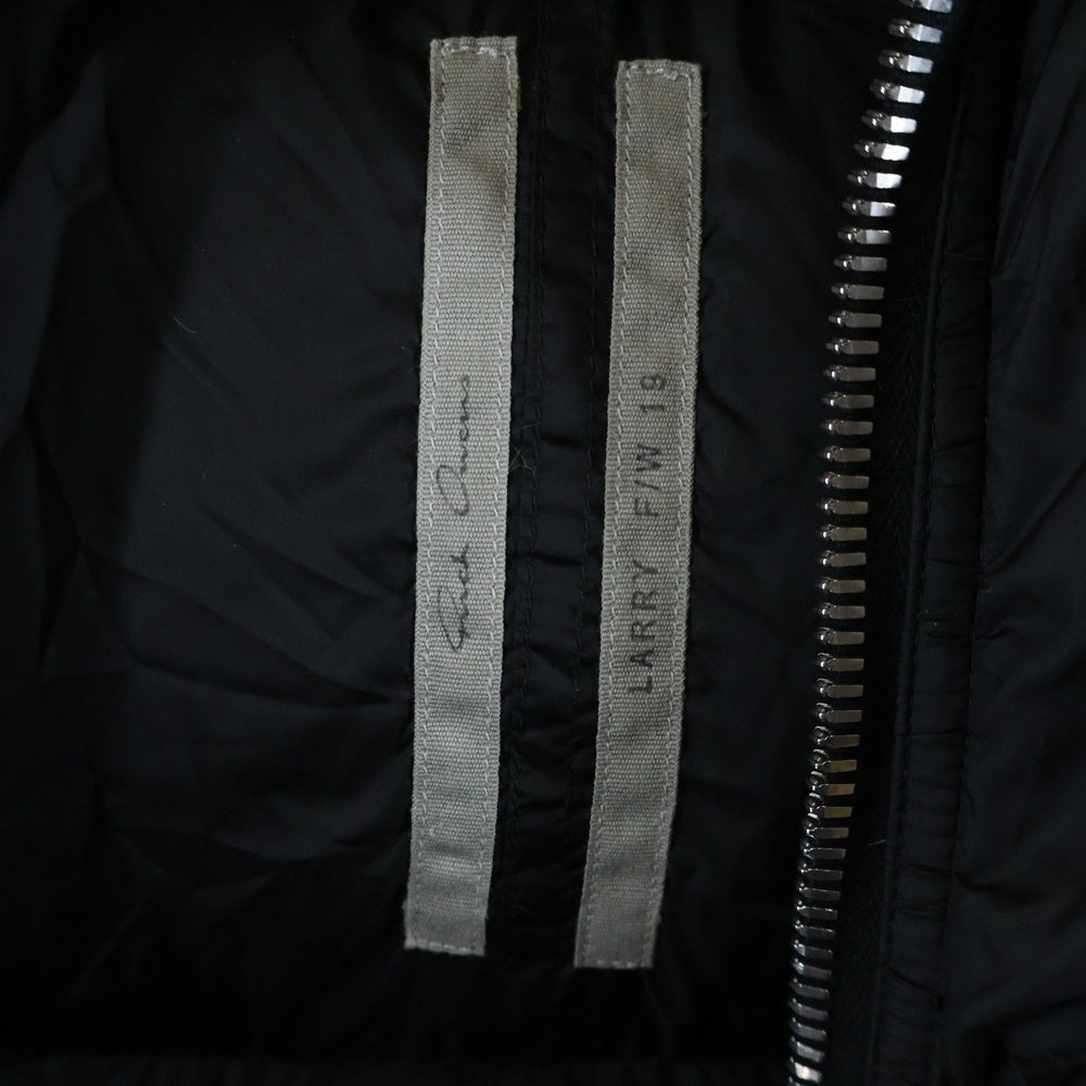 Rick Owens(リックオウエンス) 19AW Jumbo Duvet Puffer Jacket ジャンボ デュエ パファー ジャケット ブラック RU19F4799-NZD3