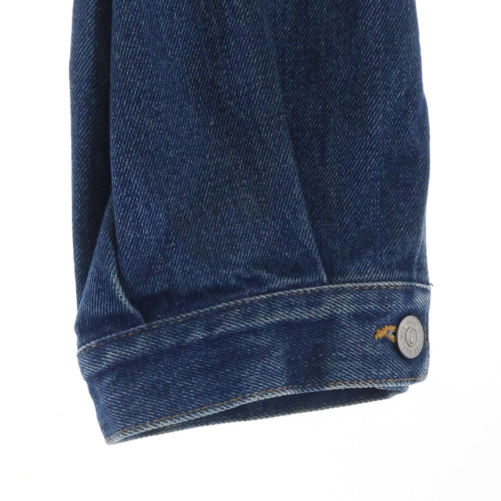 MM6 Maison Margiela(エムエムシックスメゾンマルジェラ) 23SS フラットデザイン オーバーサイズ デニムジャケット インディゴ S52AM0225