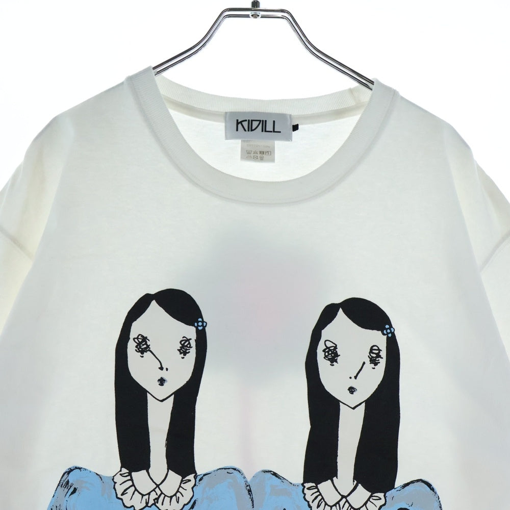 KIDILL(キディル) COLLABORATION WITH MAYA SHIBASAKI マヤ シバサキ ロゴ プリント 半袖 カットソー ホワイト KL707