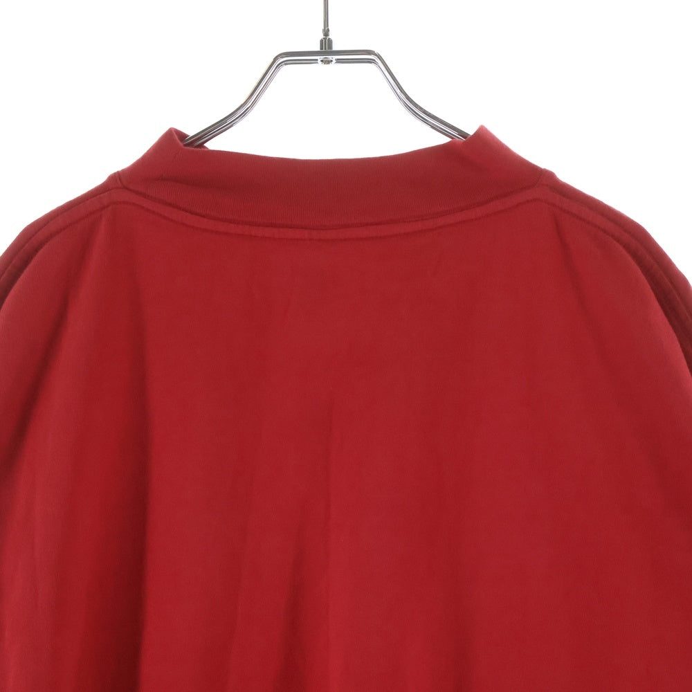YEEZY GAP(イージーギャップ) ×BALENCIAGA LOGO 3/4 SLEEVE TEE バレンシアガ フロントロゴ 半袖Tシャツ カットソー レッド