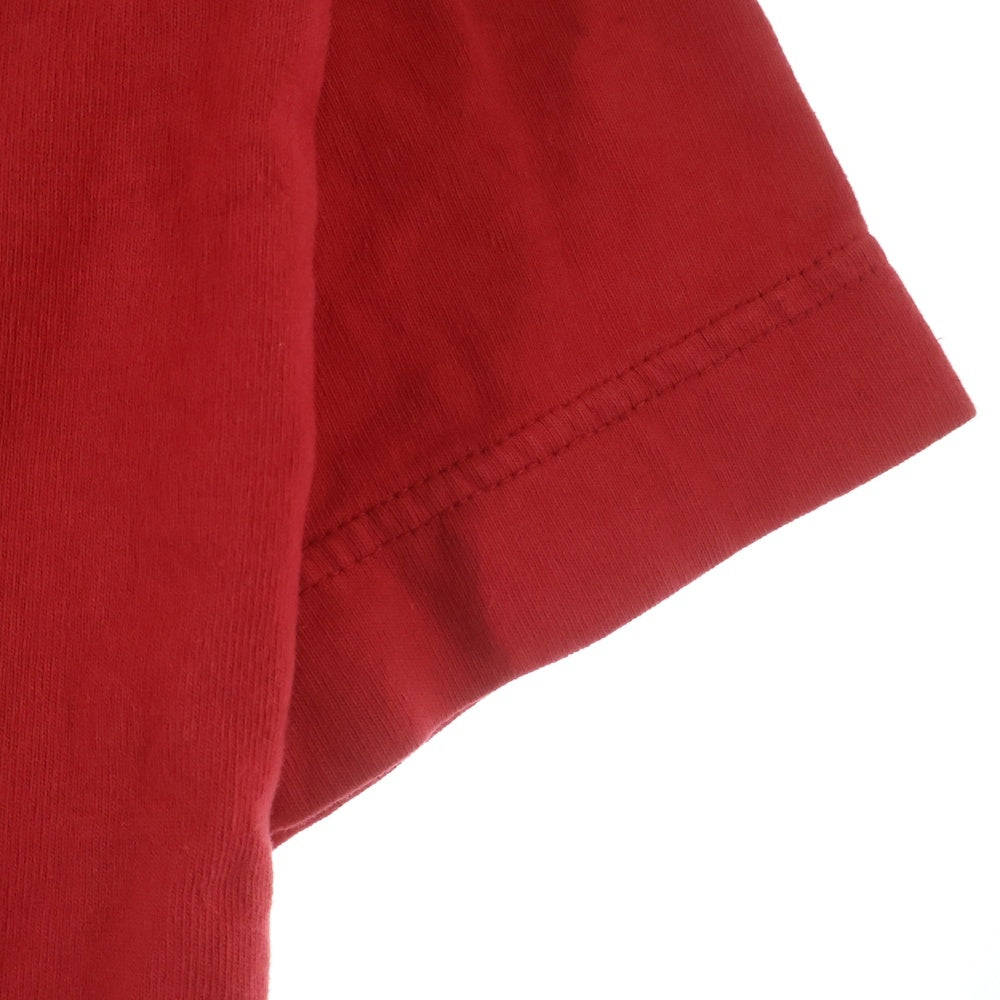 YEEZY GAP(イージーギャップ) ×BALENCIAGA LOGO 3/4 SLEEVE TEE バレンシアガ フロントロゴ 半袖Tシャツ カットソー レッド