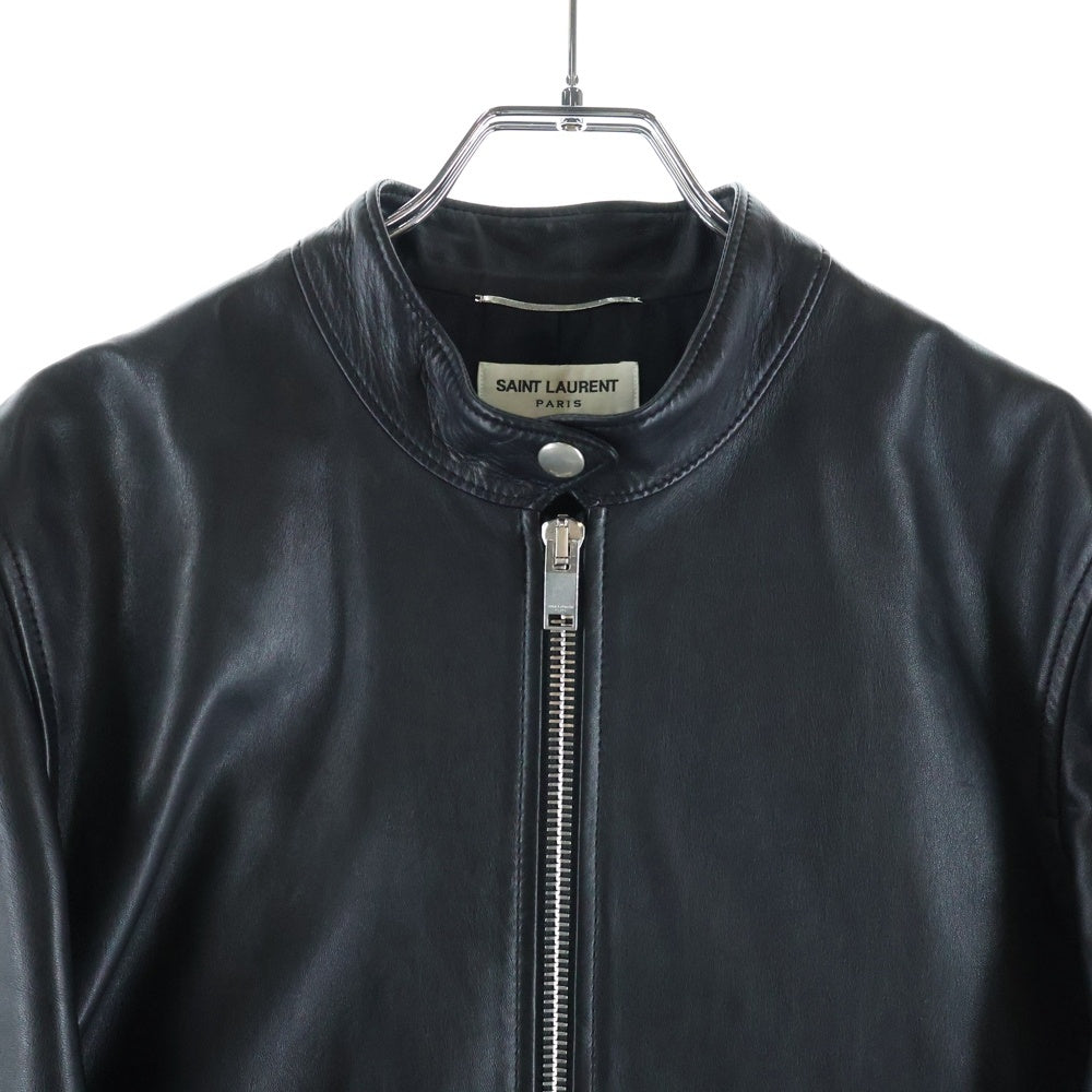 SAINT LAURENT PARIS(サンローランパリ) Keith Racer Jacket キースレーサー レザー ライダースジャケット ブラック 362239