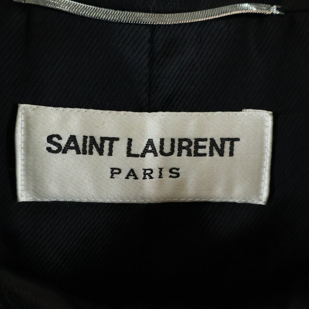 SAINT LAURENT PARIS(サンローランパリ) Keith Racer Jacket キースレーサー レザー ライダースジャケット ブラック 362239