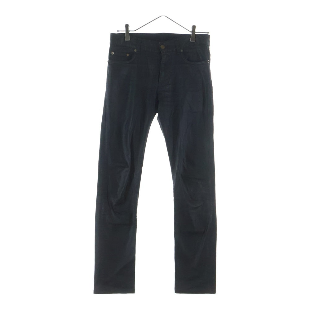 SAINT LAURENT PARIS(サンローランパリ) COATING PANT エディ期 コーティングパンツ ブラック 321467 YV060