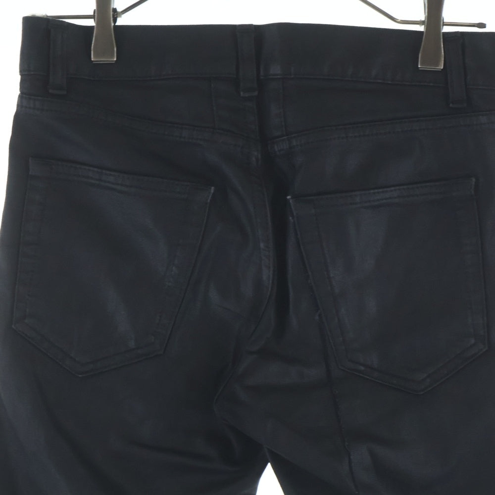 SAINT LAURENT PARIS(サンローランパリ) COATING PANT エディ期 コーティングパンツ ブラック 321467 YV060