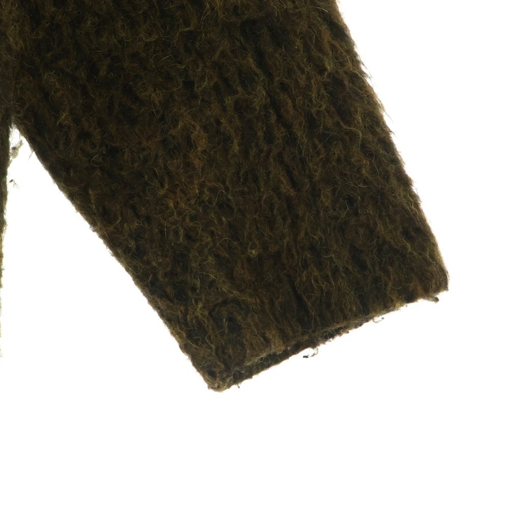 OUR LEGACY(アワーレガシー) 21AW CARDIGAN OLIVE MELANGE MOHAIR モヘヤニットカーディガン カーキ M4213CRM