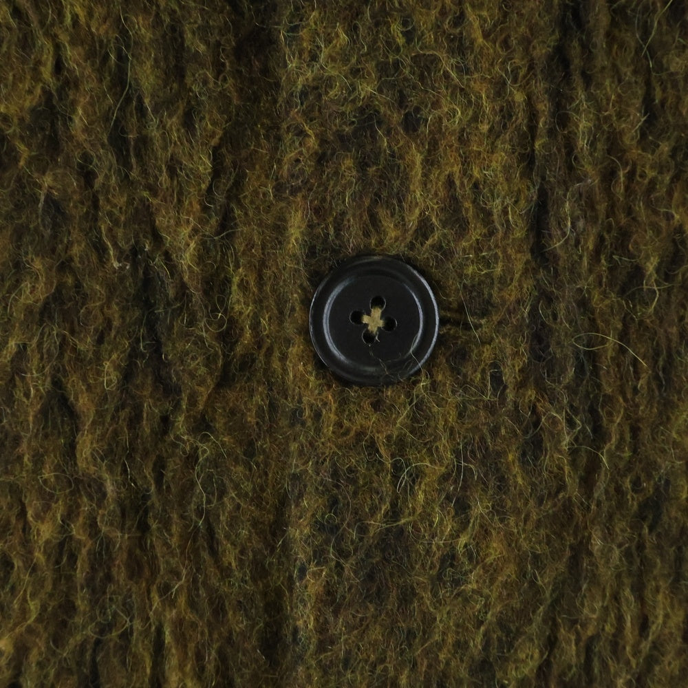 OUR LEGACY(アワーレガシー) 21AW CARDIGAN OLIVE MELANGE MOHAIR モヘヤニットカーディガン カーキ M4213CRM