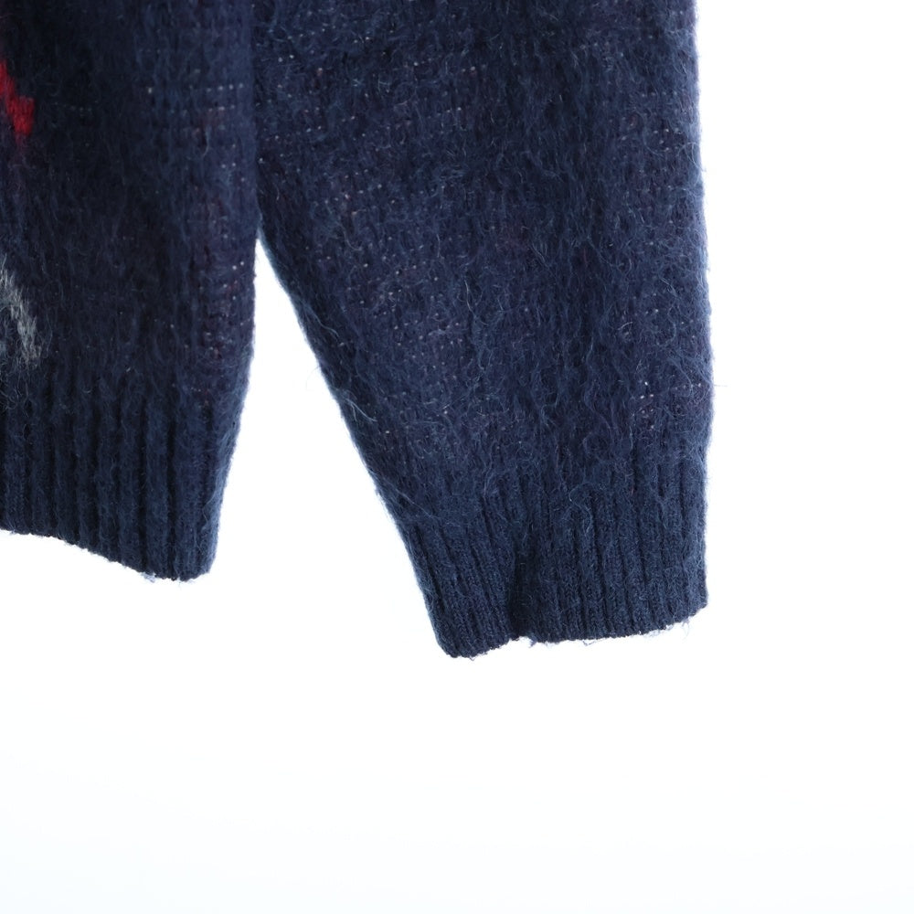 Needles(ニードルス) 22AW MOHIAR PAPILLON CARDIGAN モヘア パピヨン ニット カーディガン グレー LQ275