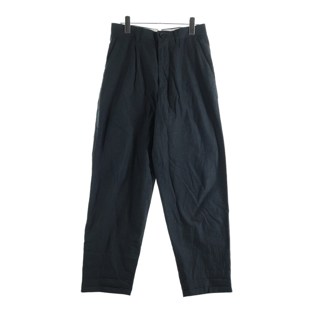 UNDERCOVER(アンダーカバー) Linen-ramie blend cotton pant リネンラミーブレンド コットンパンツ スラックスパンツ グレー UP1F4501