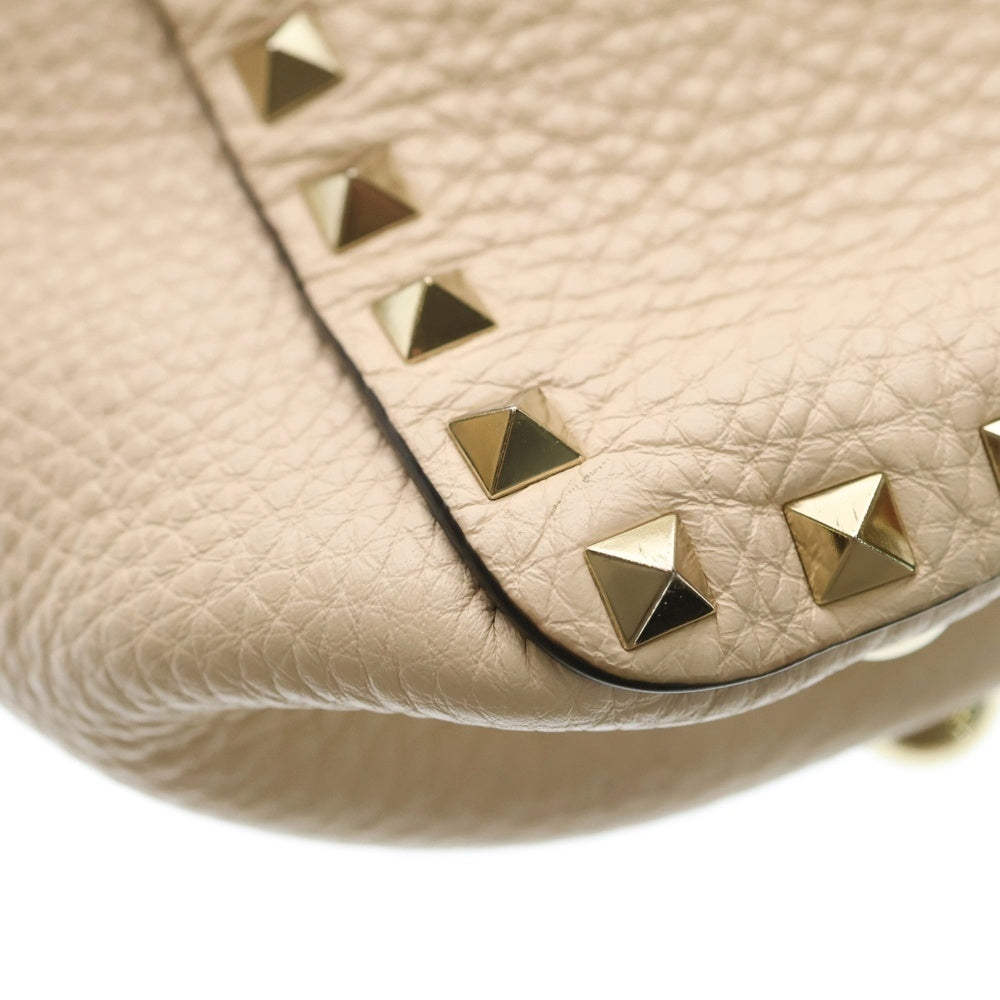 VALENTINO(ヴァレンティノ) Rockstud Tote Bag ロックスタッズ ミニ トートバッグ アイボリー レディース