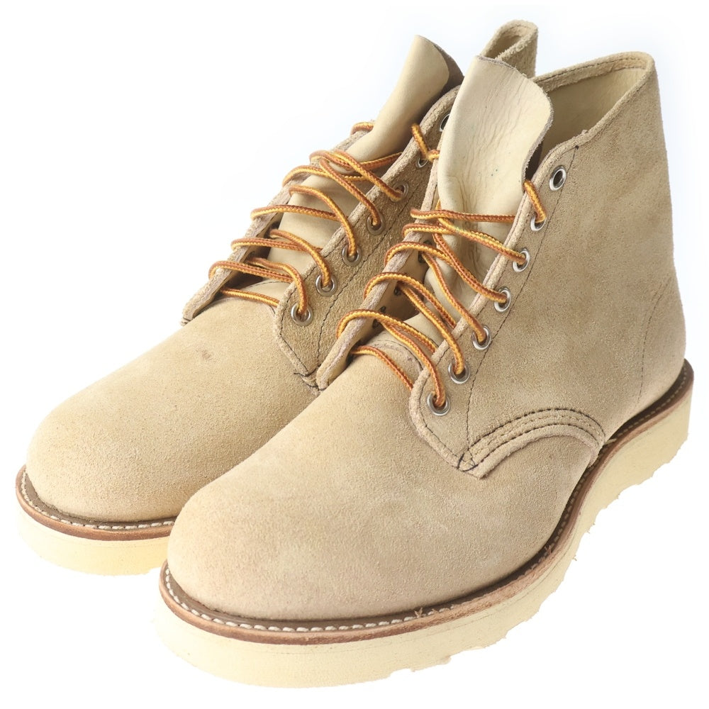 RED WING(レッド ウイング) 6-inch Classic Round 6インチ クラシックラウンド スウェード ブーツ ベージュ 08167