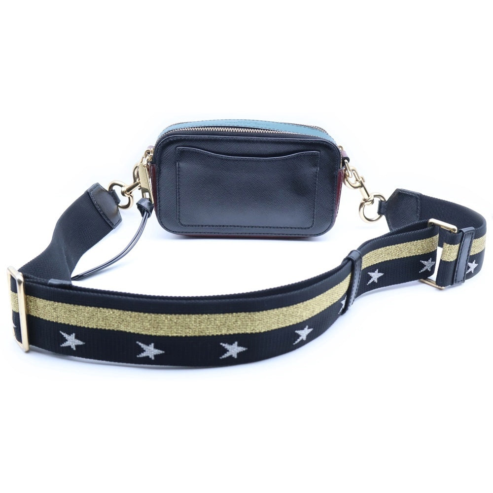 MARC JACOBS(マークジェイコブス) スナップショット スモール カメラ クロスボディ ショルダーバッグ ブラック M0010070 レディース
