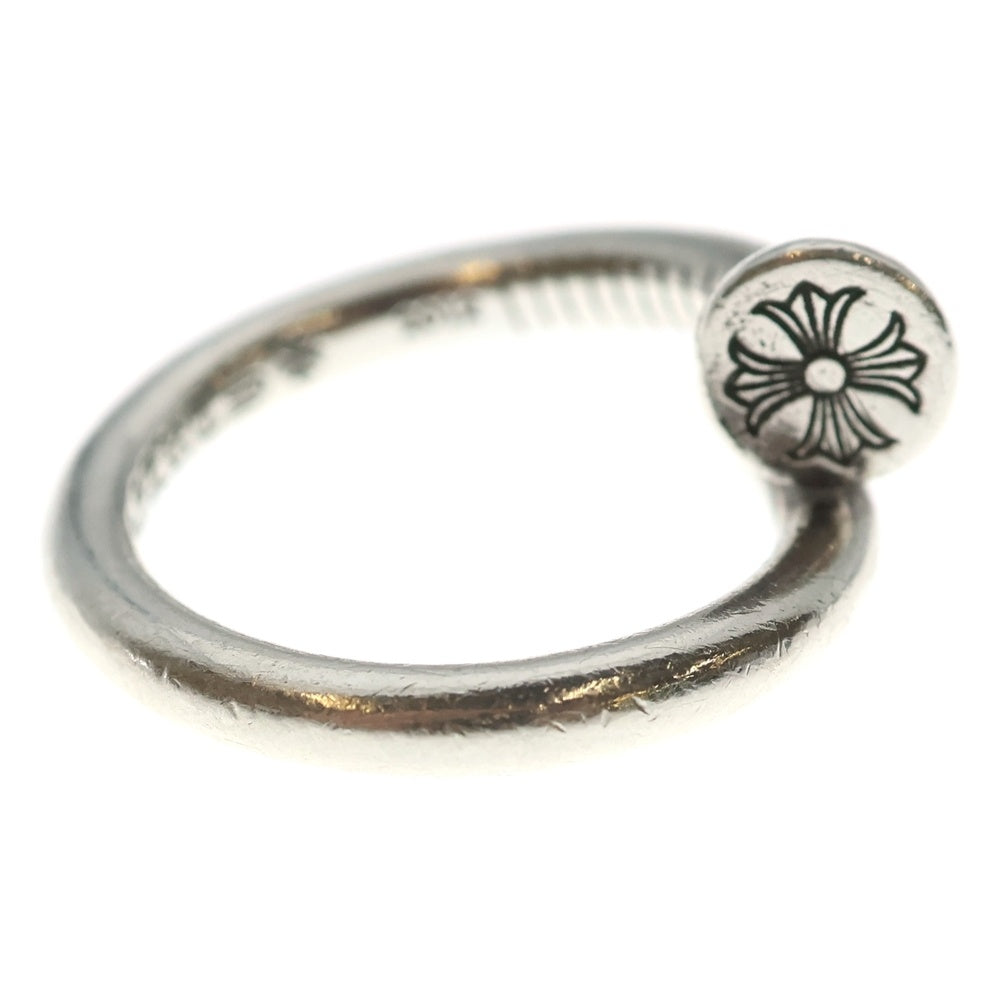 CHROME HEARTS(クロムハーツ) NAIL FLAT ネイル フラット リング シルバー BCA350