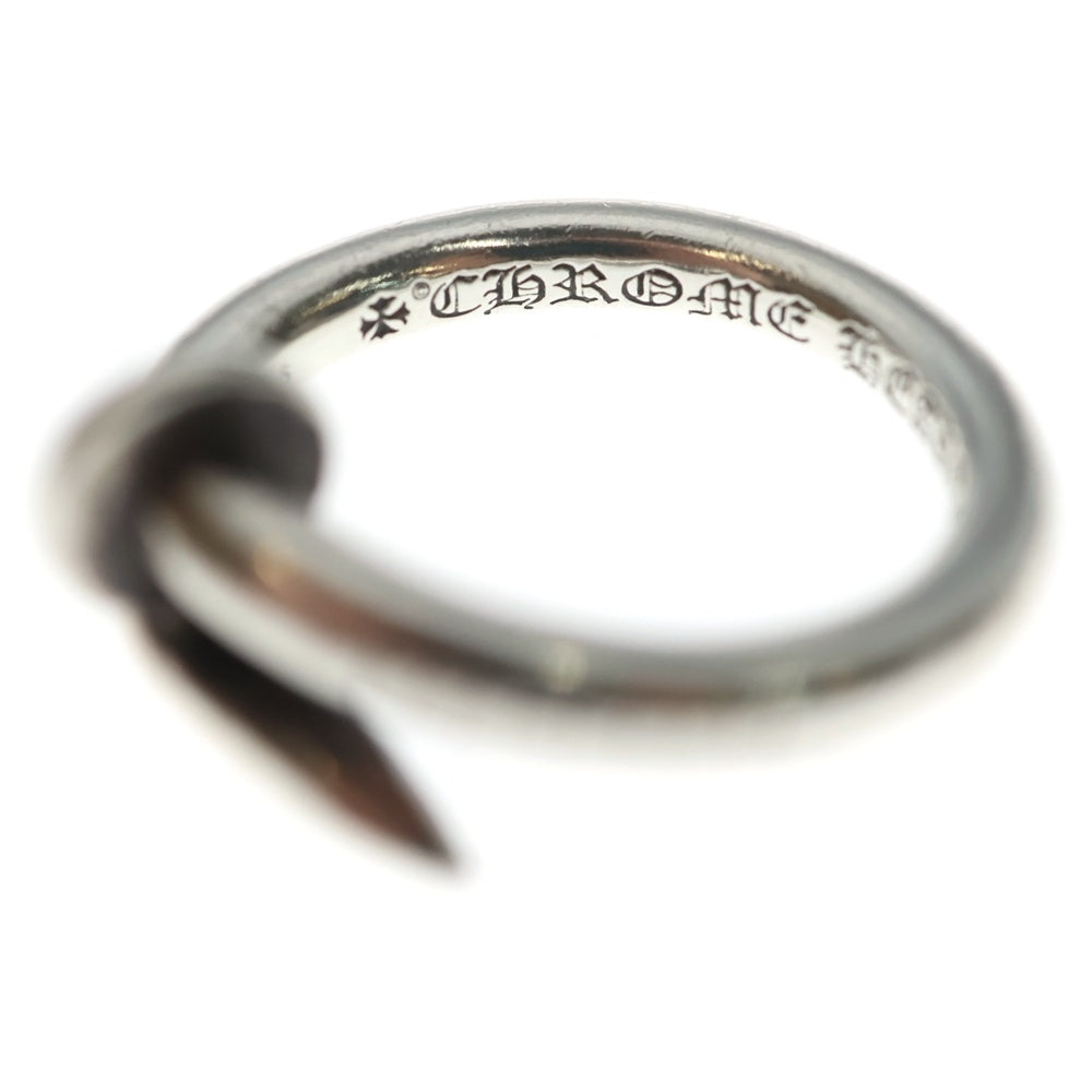 CHROME HEARTS(クロムハーツ) NAIL FLAT ネイル フラット リング シルバー BCA350