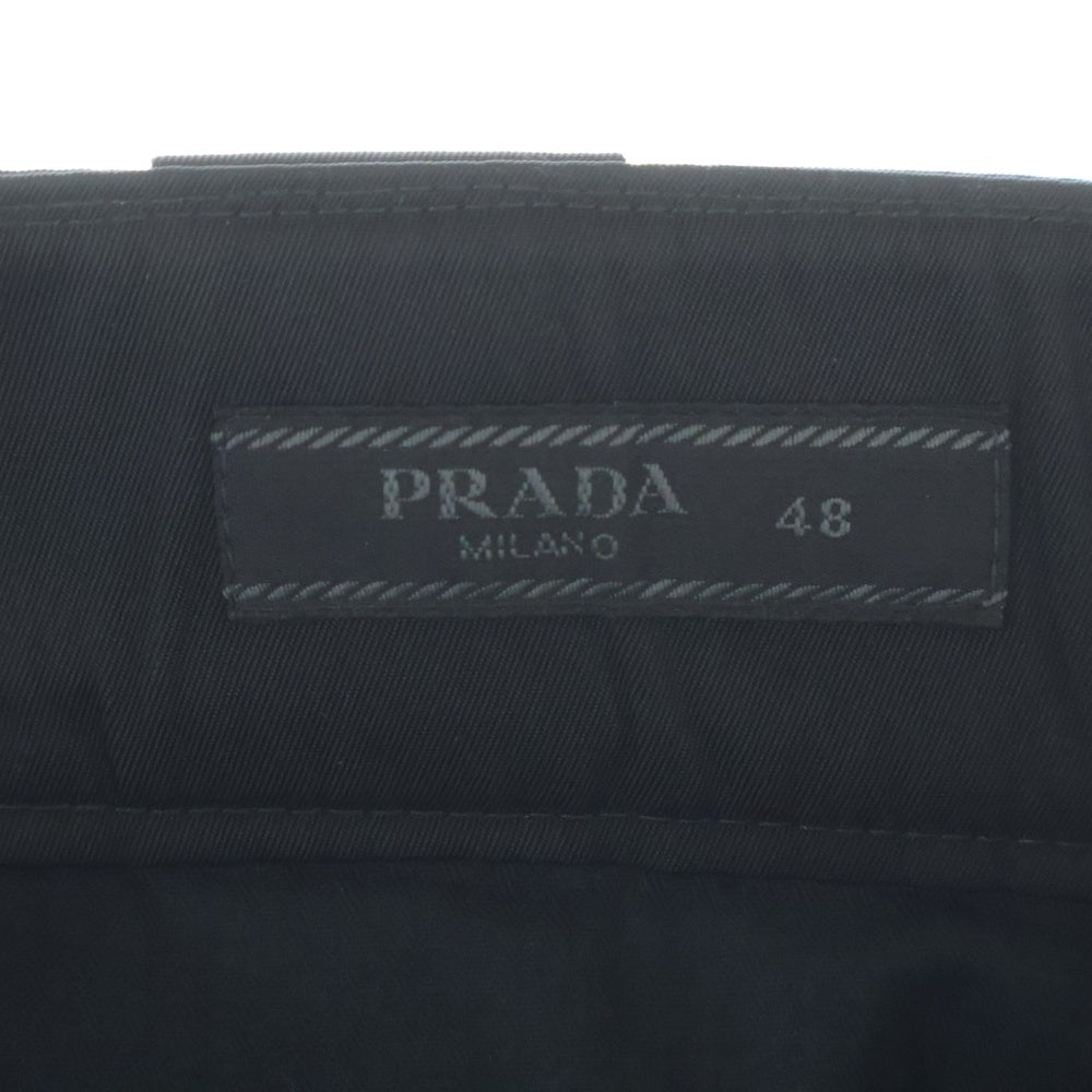 PRADA(プラダ) RE-NYLON BERMUDASHORTS PANT リナイロン バミューダショーツ パンツ ブラック SPG32 S182 IWQ8