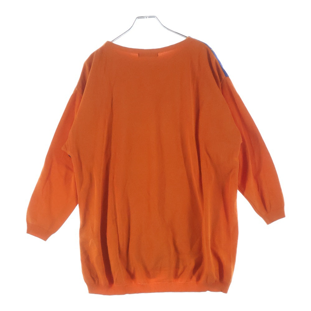 HYSTERIC GLAMOUR(ヒステリックグラマー) M&T フロントデザインニット セーター オレンジ 01193NO03