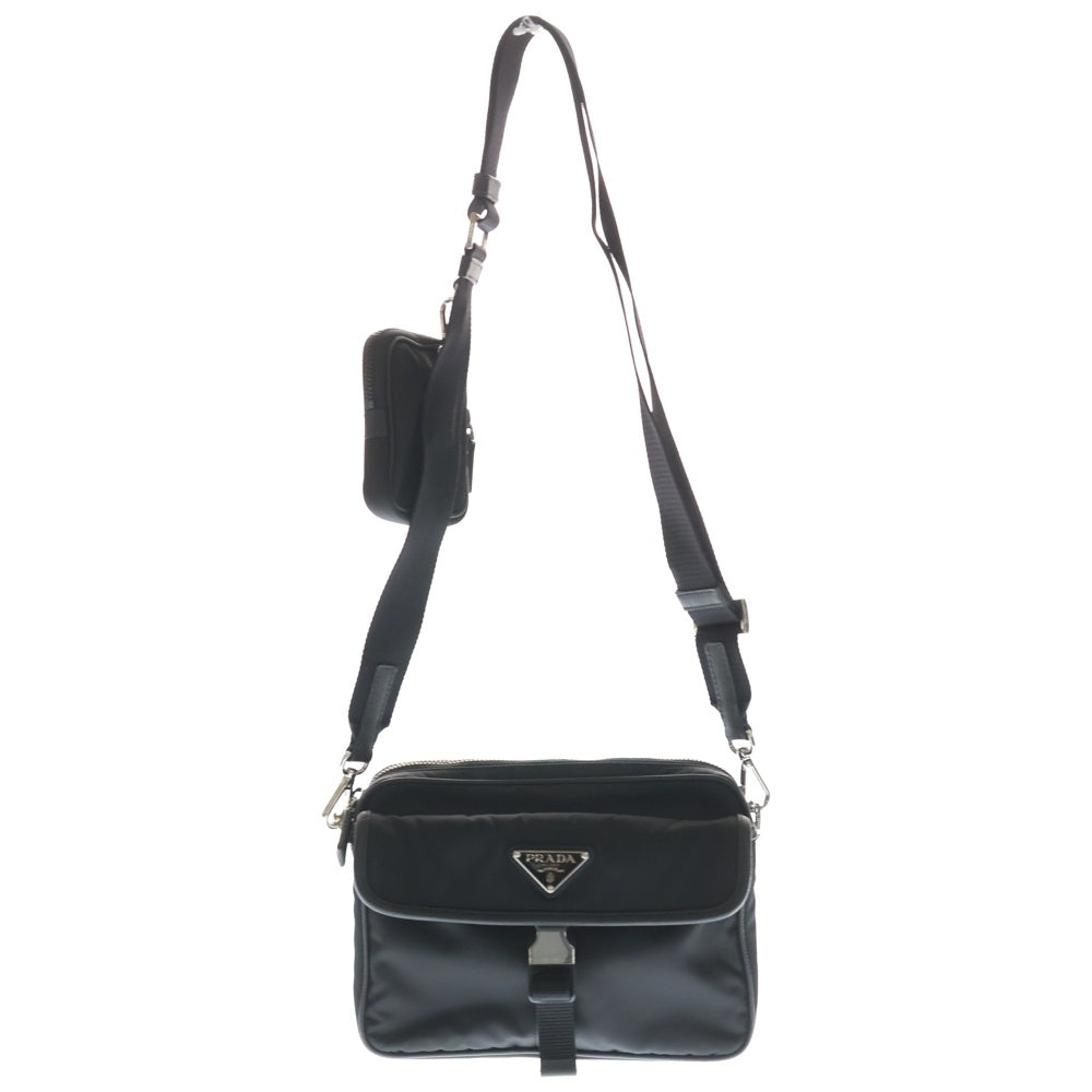 PRADA(プラダ) Re-Nylon ショルダーバッグ ナイロン ブラック 1BC167 レディース