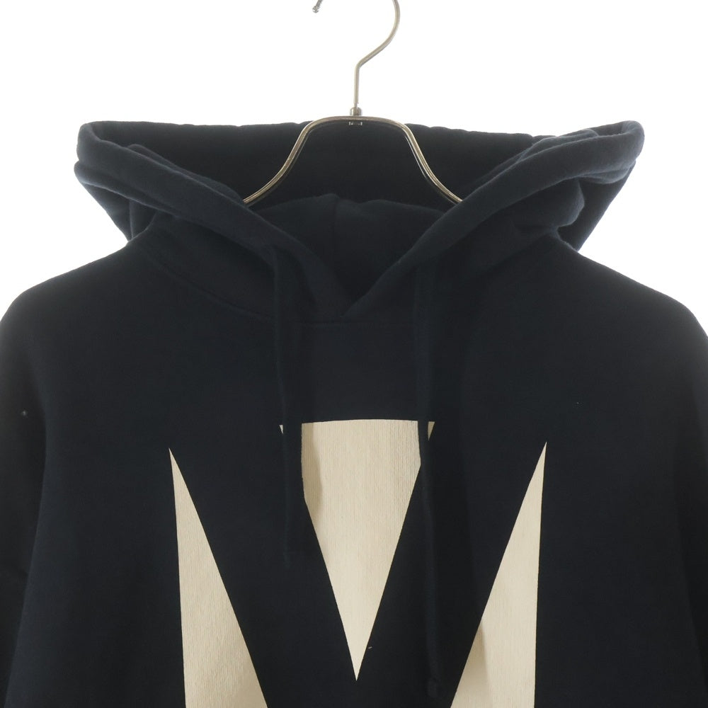 VALENTINO(ヴァレンティノ) 25AW フロントプリント プルオーバーパーカー ブラック 6V3MF28NAQA