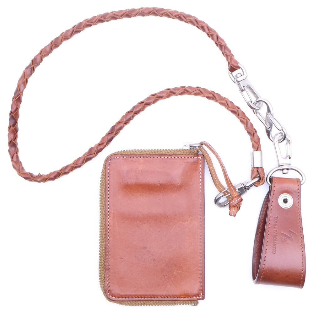 Y's for men(ワイズフォーメン) レザー ウォレット ウォレットチェーン ブラウン MY-A08-715