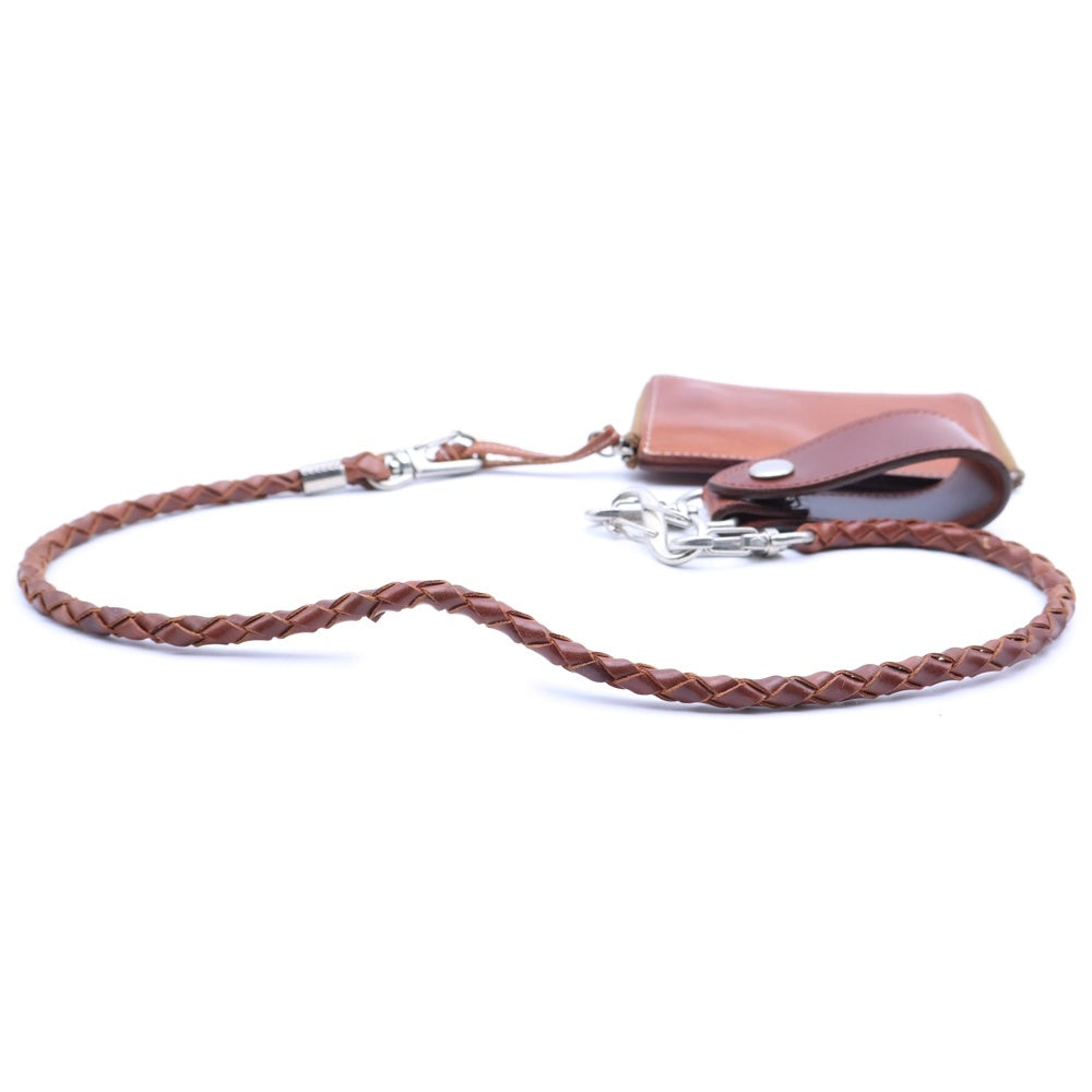 Y's for men(ワイズフォーメン) レザー ウォレット ウォレットチェーン ブラウン MY-A08-715