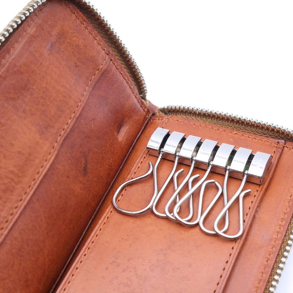 Y's for men(ワイズフォーメン) レザー ウォレット ウォレットチェーン ブラウン MY-A08-715