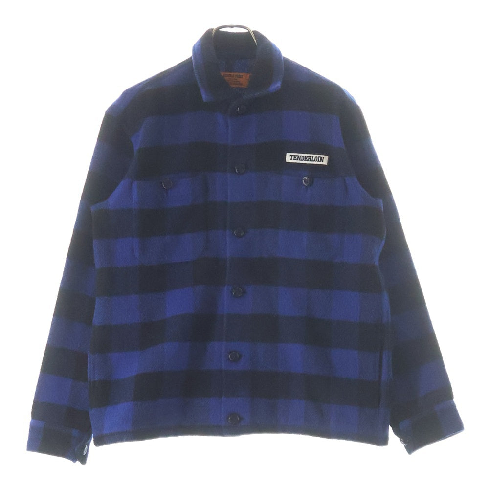 TENDERLOIN(テンダーロイン) T-BUFFALO JKT バッファロー チェック ジャケット ブルー