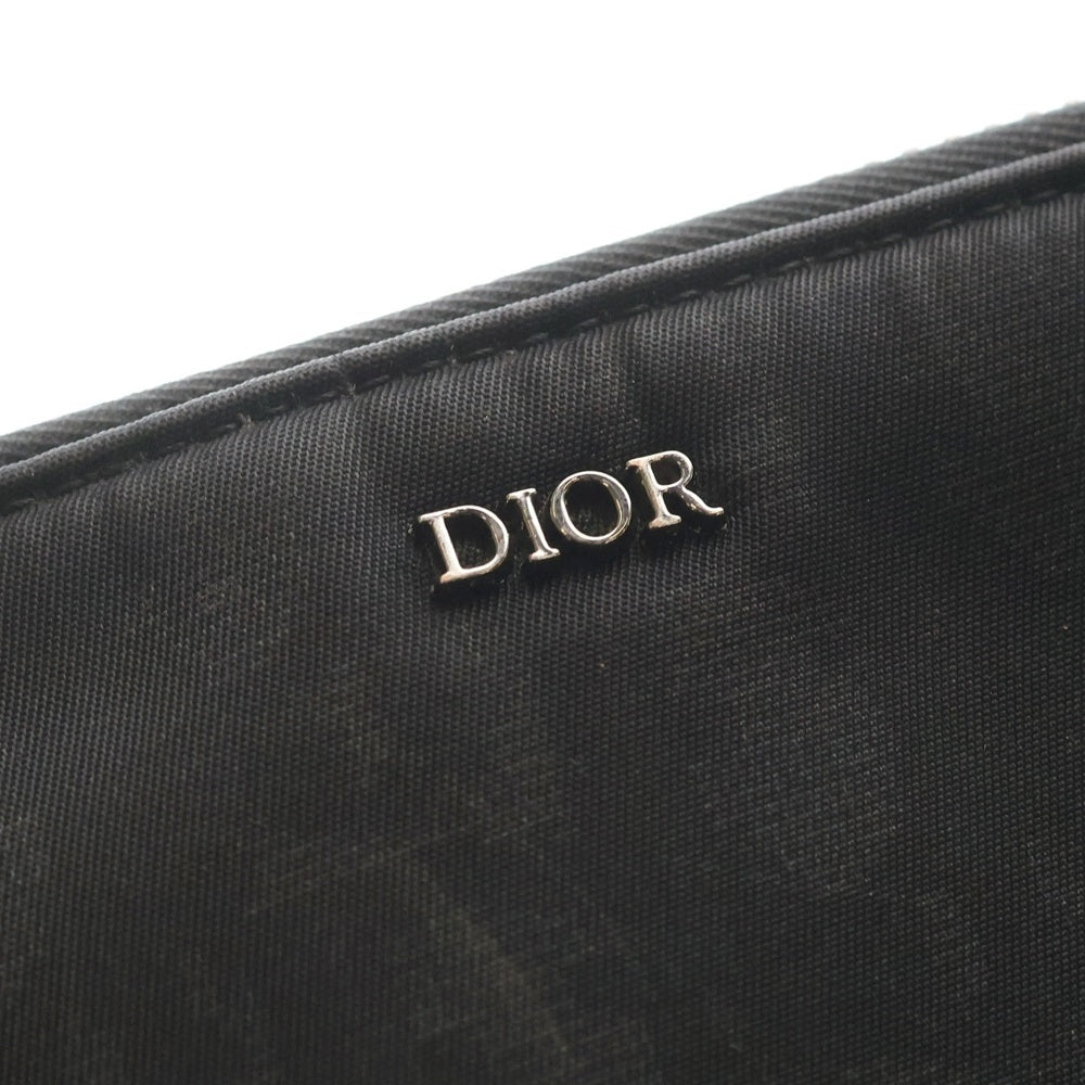 DIOR(ディオール) オブリーク ストラップポーチ ショルダーバッグ ブラック ナイロン 22-BO-0270 レディース