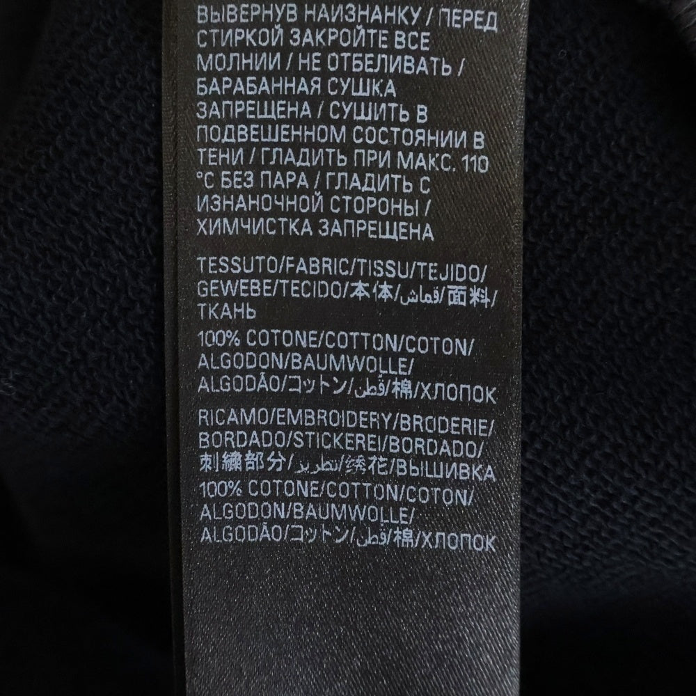 BALENCIAGA(バレンシアガ) 23SS Zip-Up Hoodieダメージ加工ジップパーカー ブラック 744454