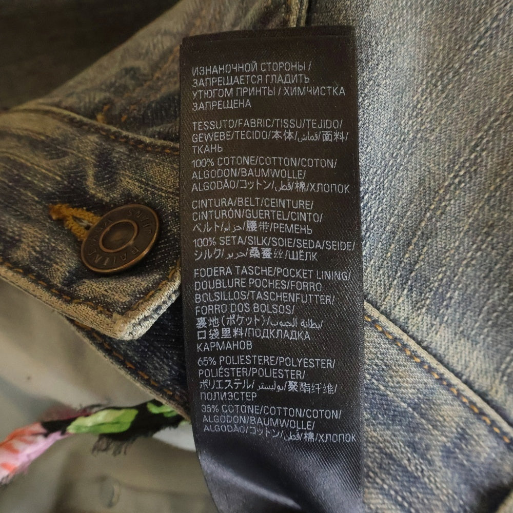 BALENCIAGA(バレンシアガ) 24AW TATTOO BUGGY JEANS タトゥー バギー ジーンズ デニムパンツ インディゴ 809360 TRW77