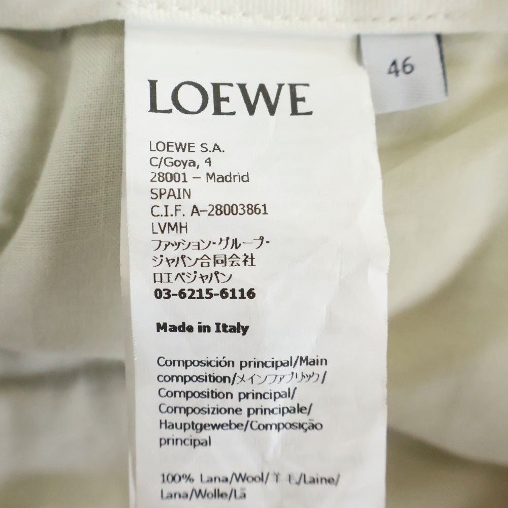LOEWE(ロエベ) ストライプ柄 パンツ グレー HSM1Y04W65