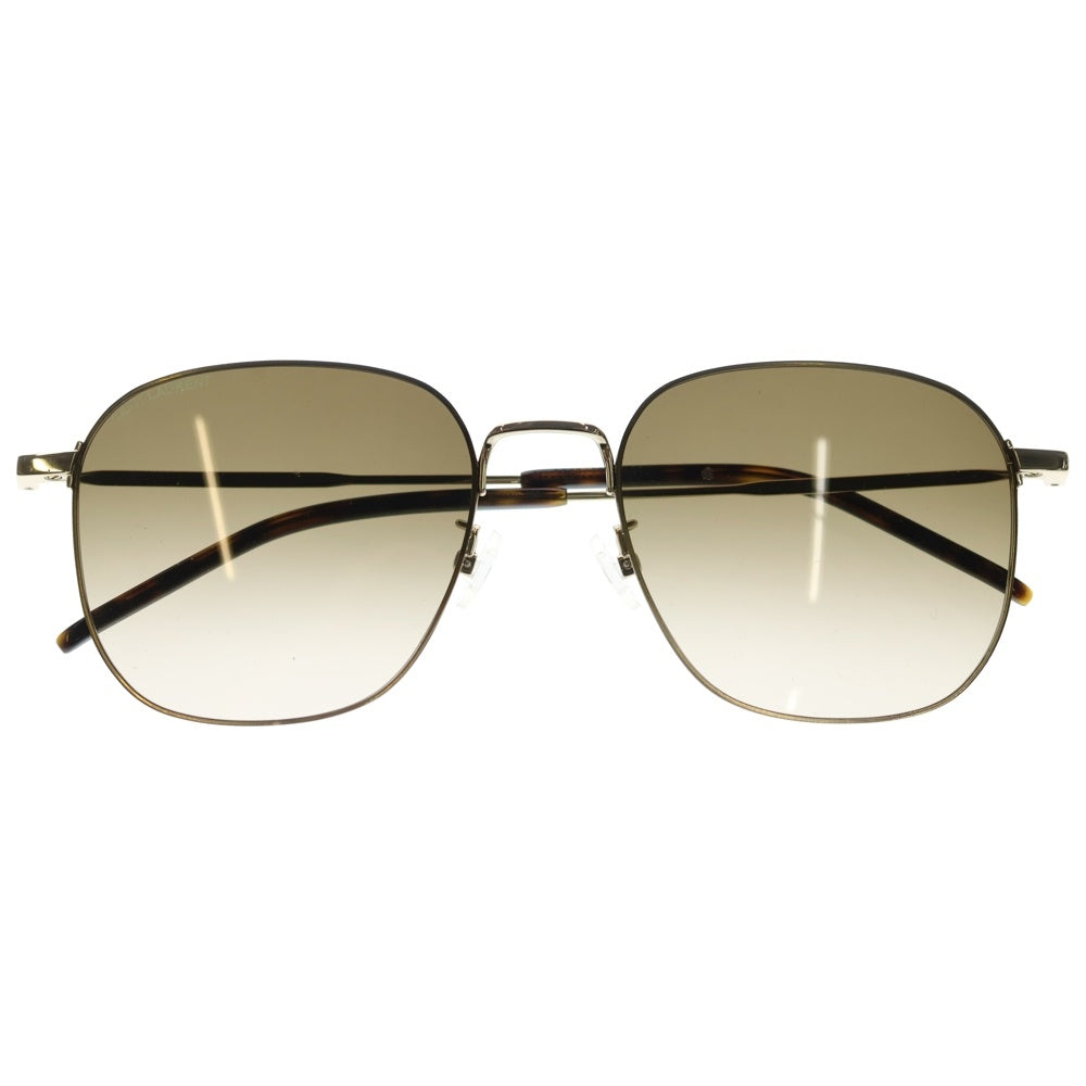 SAINT LAURENT PARIS(サンローランパリ) アジアンフィット スクエアフレーム サングラス ブラウン SL388/K