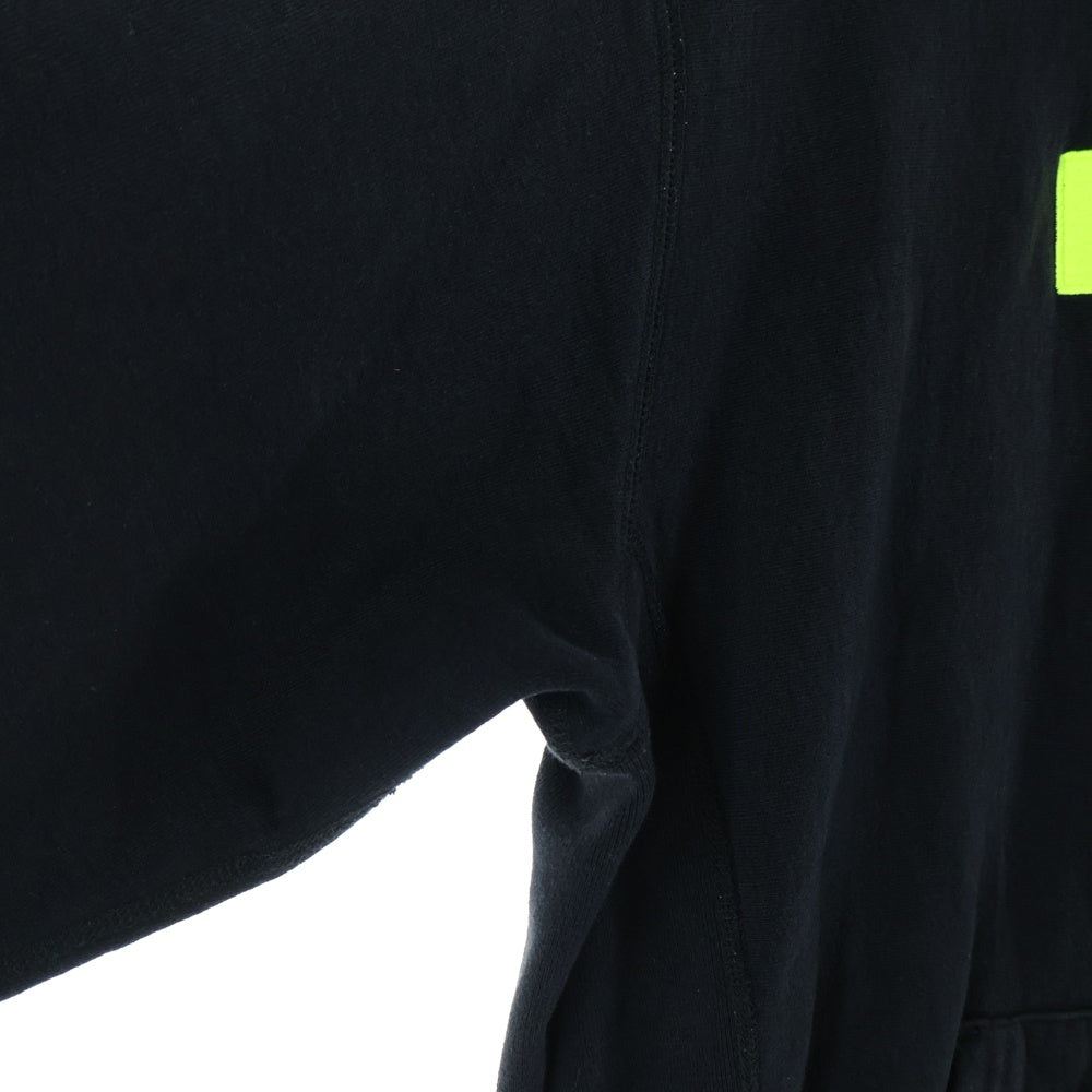 SUPREME(シュプリーム) 17AW Box Logo Hooded Sweatshirt 蛍光ボックスロゴ プルオーバーパーカー ブラック/イエロー