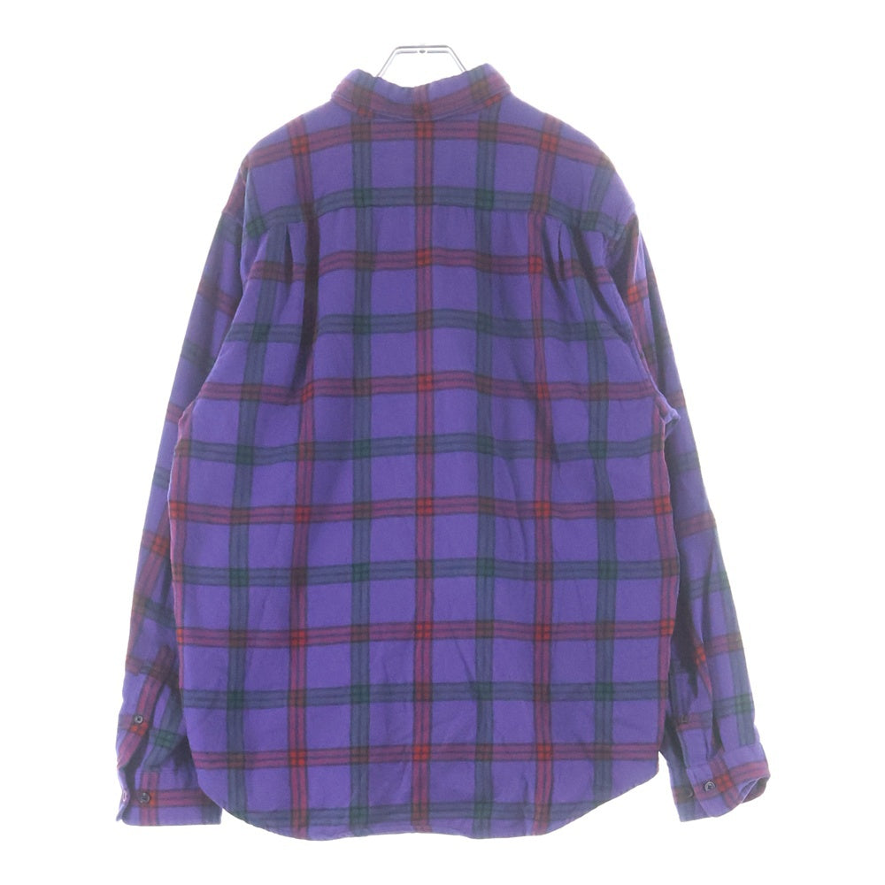 SUPREME(シュプリーム) 19AW Tartan Flannel Shirt タータンチェック ネルシャツ パープル/レッド