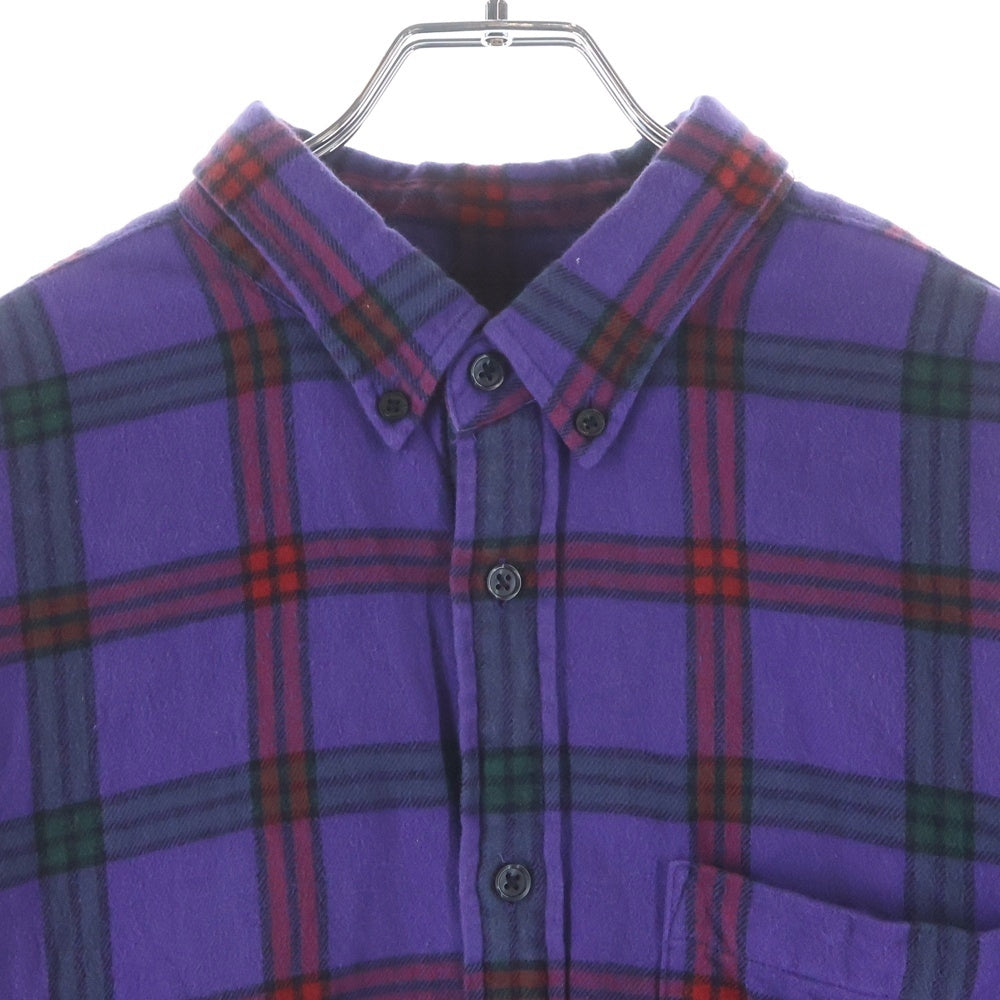 SUPREME(シュプリーム) 19AW Tartan Flannel Shirt タータンチェック ネルシャツ パープル/レッド