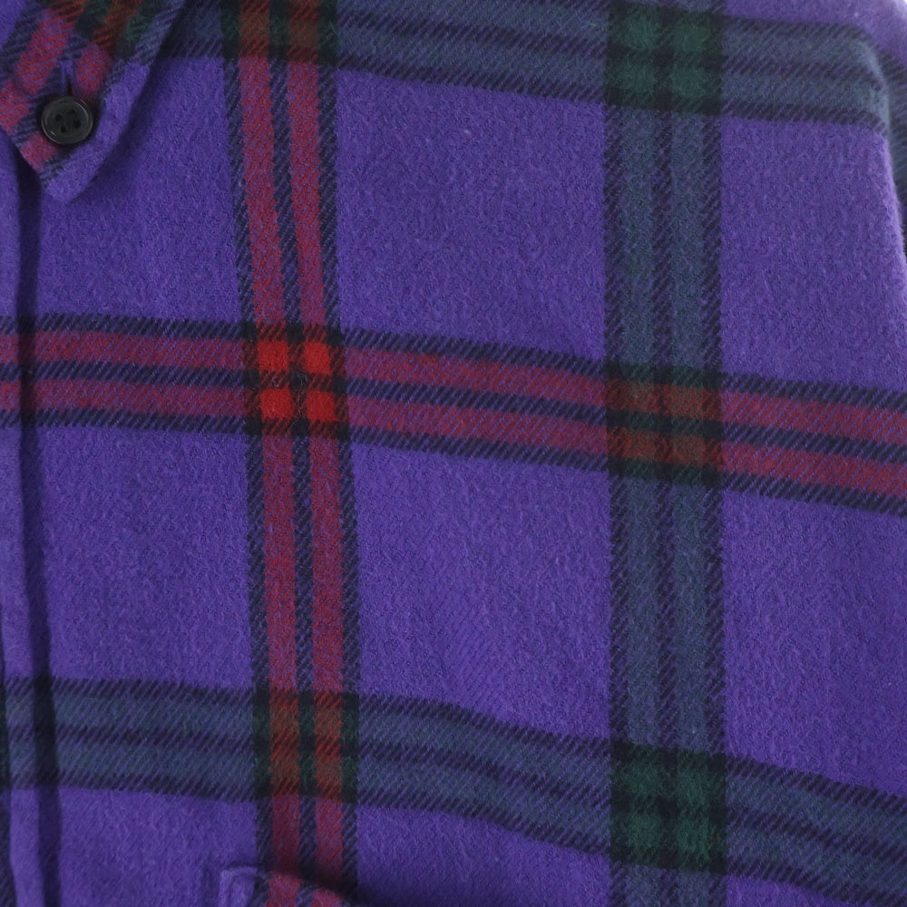 SUPREME(シュプリーム) 19AW Tartan Flannel Shirt タータンチェック ネルシャツ パープル/レッド