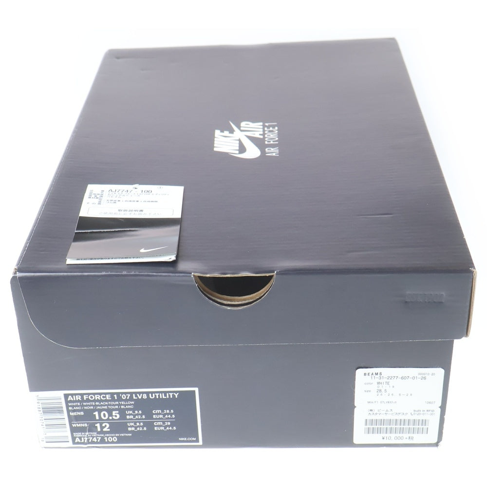 NIKE(ナイキ) AIR FORCE 1 LOW UTILITY エアフォース1 ロー ユーティリティ ローカットスニーカー ホワイト US10.5/28.5cm AJ7747-100