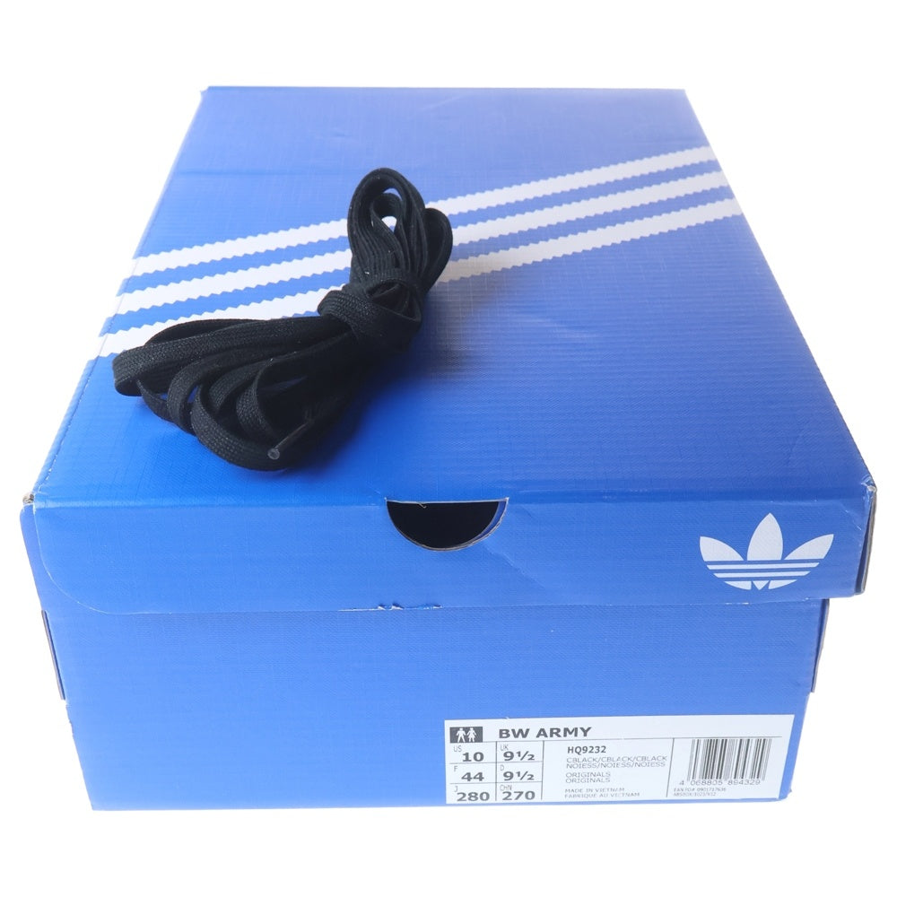 adidas(アディダス) BW ARMY Patent Black アーミー パテント ローカットスニーカー シューズ ブラック HQ9232