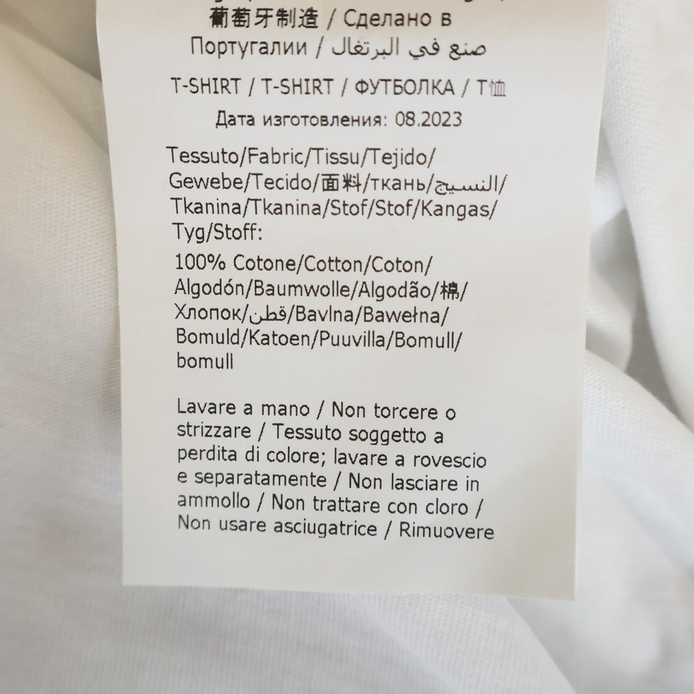 MOSCHINO(モスキーノ) フロントグラフィック半袖Tシャツ カットソー ホワイト