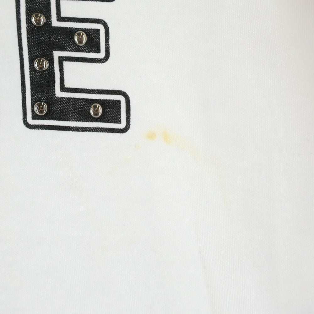 CELINE(セリーヌ) 13SS スタッズロゴTシャツ 半袖Tシャツ カットソー ホワイト 2X687501F