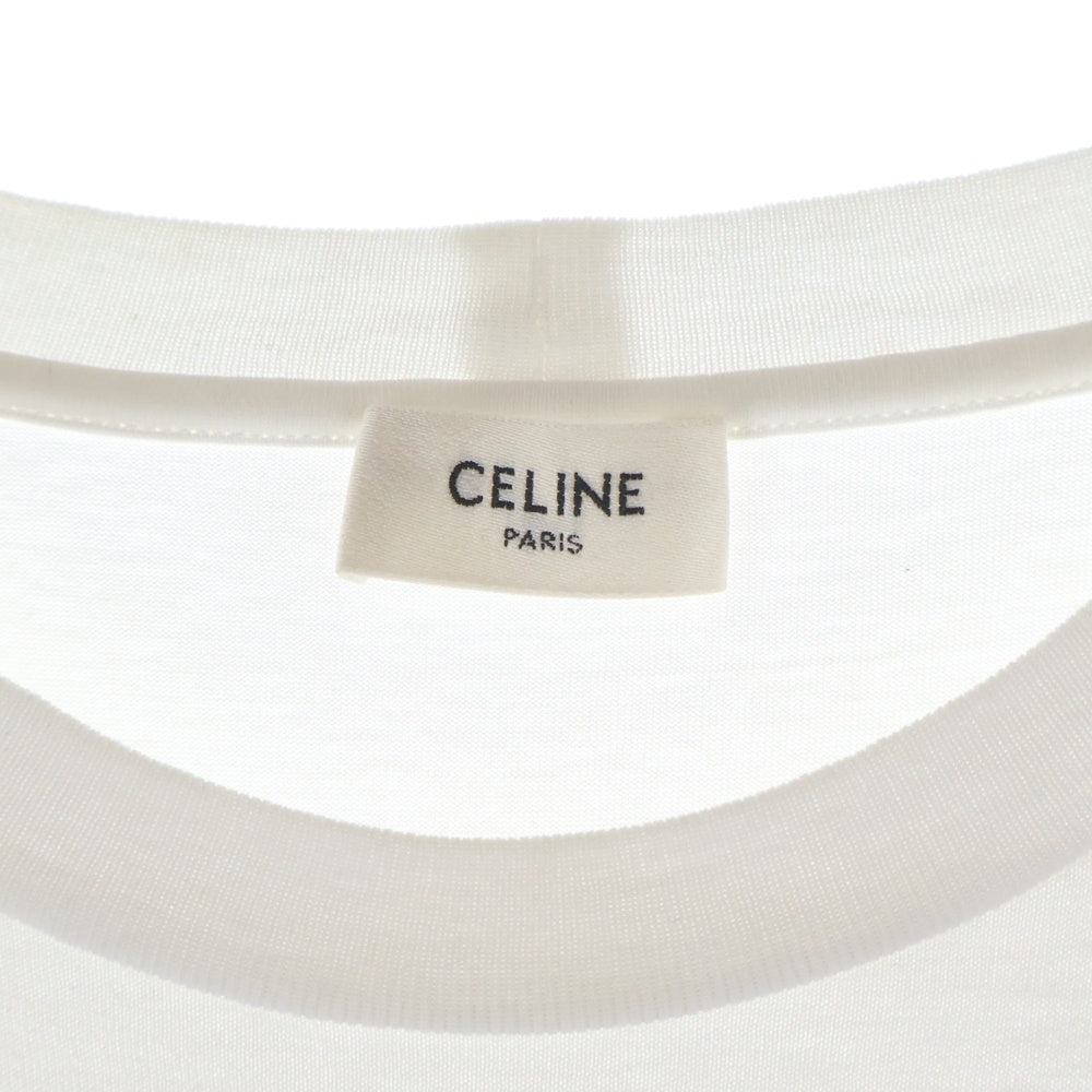 CELINE(セリーヌ) 13SS スタッズロゴTシャツ 半袖Tシャツ カットソー ホワイト 2X687501F