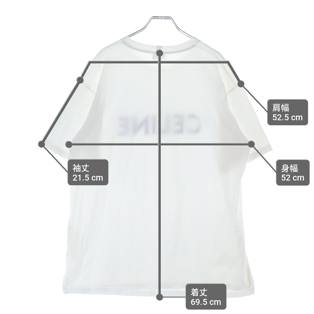 CELINE(セリーヌ) 13SS スタッズロゴTシャツ 半袖Tシャツ カットソー ホワイト 2X687501F