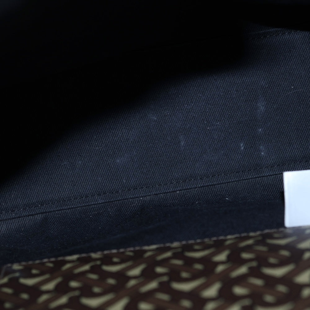 BURBERRY(バーバリー) TB トートバッグ スモール モノグラムプリント Eキャンバス ハンドバッグ グリーン/ブラウン 8025069 レディース