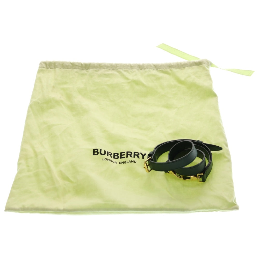 BURBERRY(バーバリー) TB トートバッグ スモール モノグラムプリント Eキャンバス ハンドバッグ グリーン/ブラウン 8025069 レディース