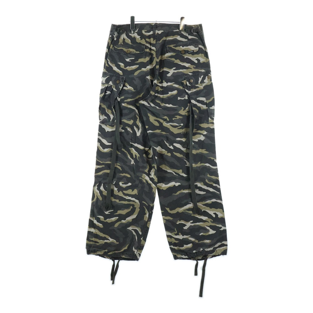 KAMIYA(カミヤ) 25SS Camouflage Wash Cargo Pants カモフラージュ ウォッシュ カーゴパンツ カーキ G14PT016