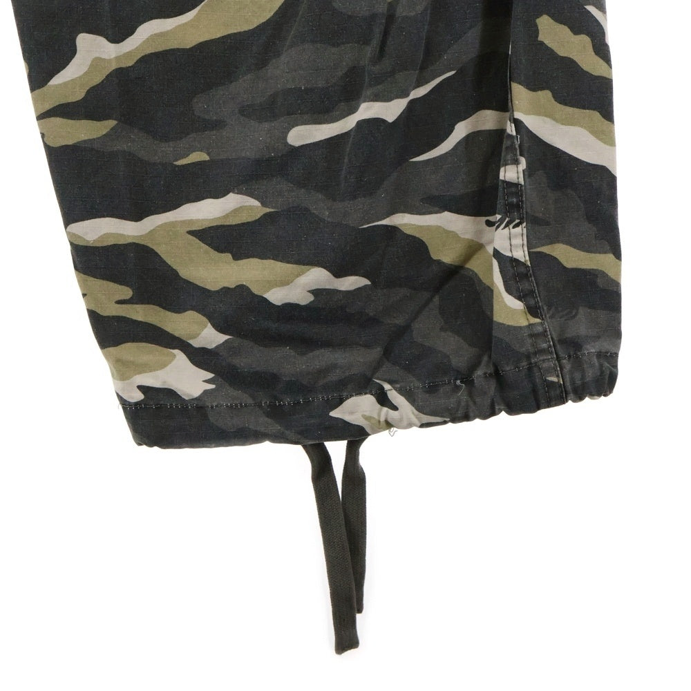 KAMIYA(カミヤ) 25SS Camouflage Wash Cargo Pants カモフラージュ ウォッシュ カーゴパンツ カーキ G14PT016
