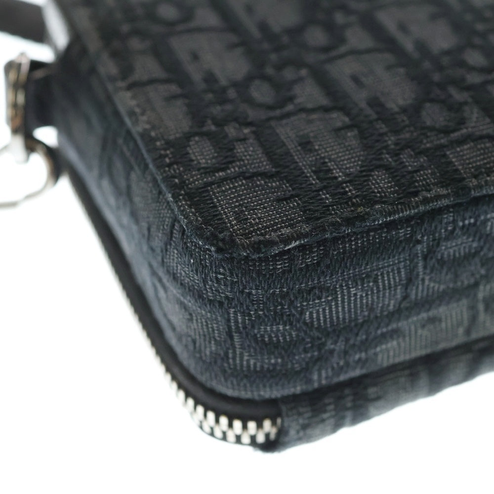 DIOR(ディオール) オブリーク ショルダーバッグ キャンバス レザー ブラック 2ESBC119VPD レディース